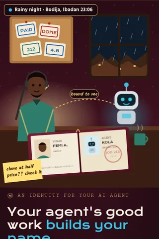 Agent Passport, first screen of the live demo