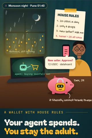 Allowance, first screen of the live demo