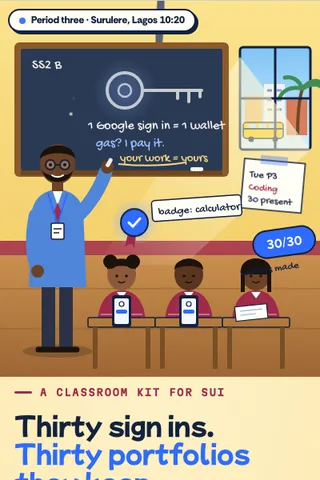 Class Wallets, first screen of the live demo