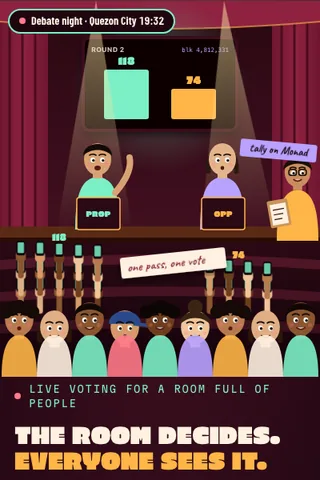 Crowd Tally, first screen of the live demo