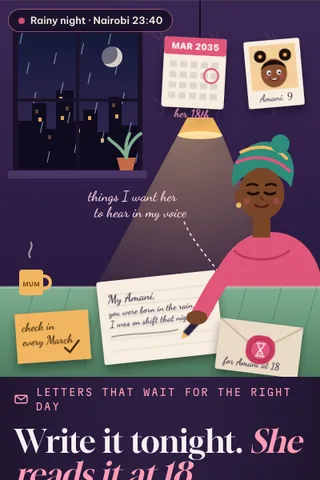 Last Letter, first screen of the live demo