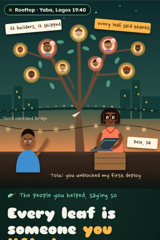 Mentor Trail, first screen of the live demo