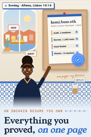 Proof Page, first screen of the live demo