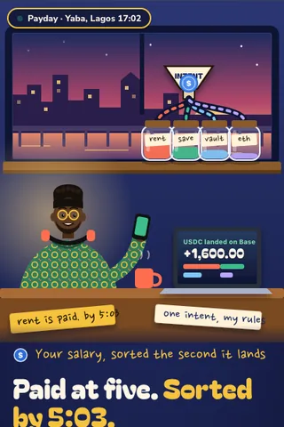 Payday Splitter, first screen of the live demo