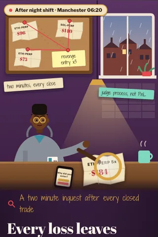 Post Mortem, first screen of the live demo
