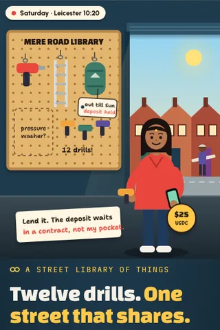 Library of Things, first screen of the live demo